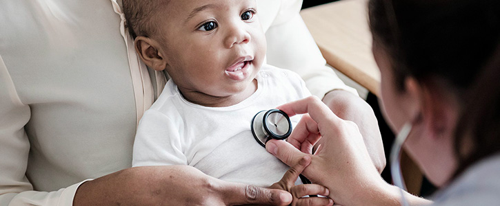 Imagem de uma consulta pediatrica